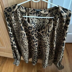 Exoress leopard print blouse